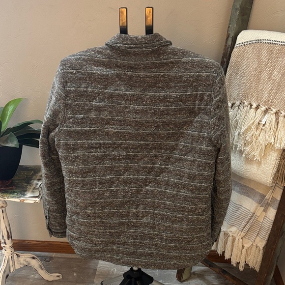 Grayers Charcoal and Taupe Striped Jacket - Picture 4 of 4